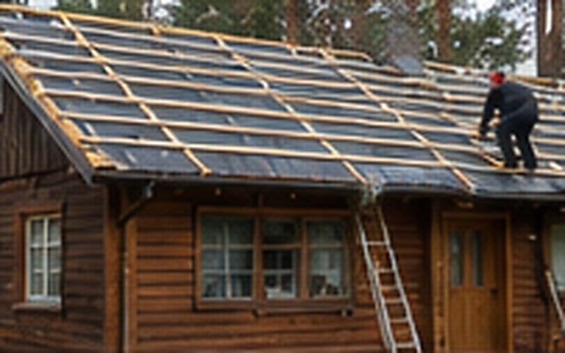 Dakstiņu jumta montāžas projekts Jūrmalā - dakstiņu ieklāšanas process